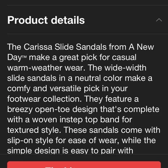 A New Day sandals NWT - Picture 2 of 2